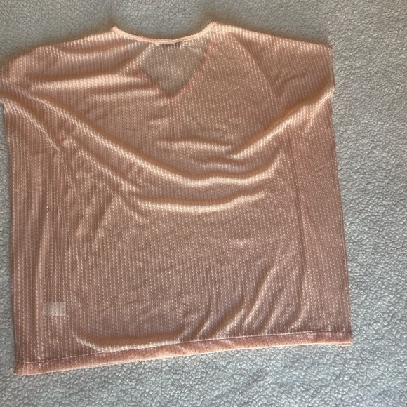 Orange Ribbed Swim Coverup - Picture 4 of 4